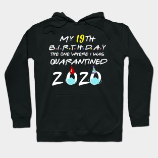 My 19th birthday the one where i was quarantined-2020 birthday gift Hoodie